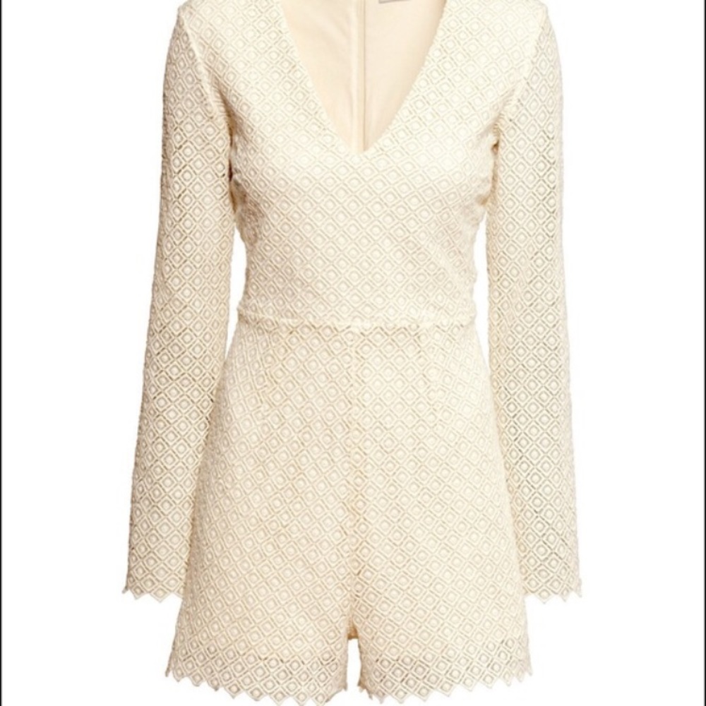 *NEW* Cotton Embroidered Lace Romper